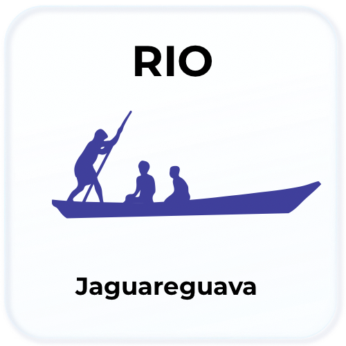 Rio Jaguareguava cercado pela Mata Atlântica em Bertioga